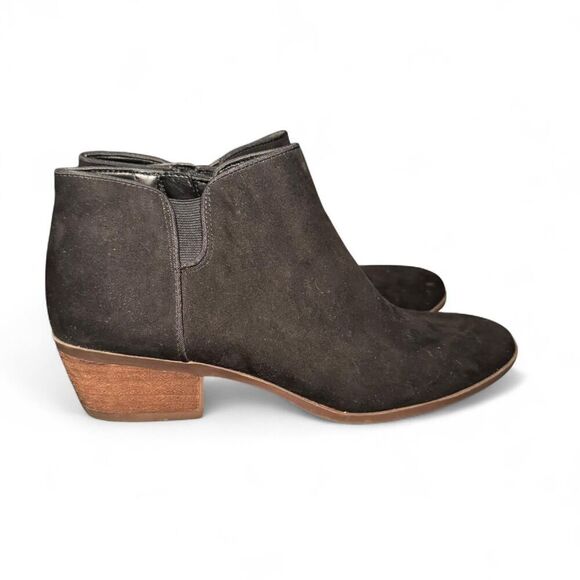 Circus by Sam Edelman Women's Black Suede low heel Ankle Booties Size 8 - Picture 2 of 7